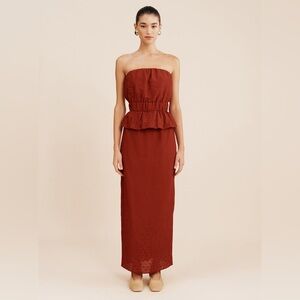 Posse Aurelia Strapless Top (XS) & Skirt (Small)